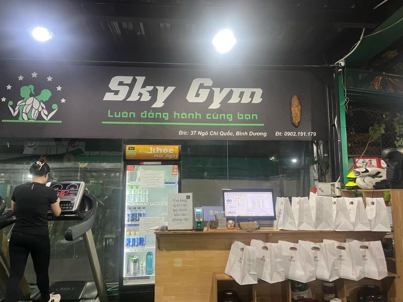 Trung tâm tập luyện SkyGym Bình Dương